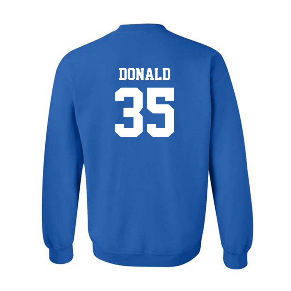Hampton - NCAA Football : Kam Donald - Classic Shersey Crewneck Sweatshirt-1