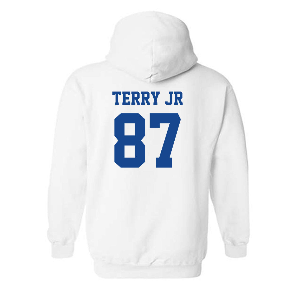 Hampton - NCAA Football : Samuel Terry Jr - Classic Shersey Hooded Sweatshirt-1