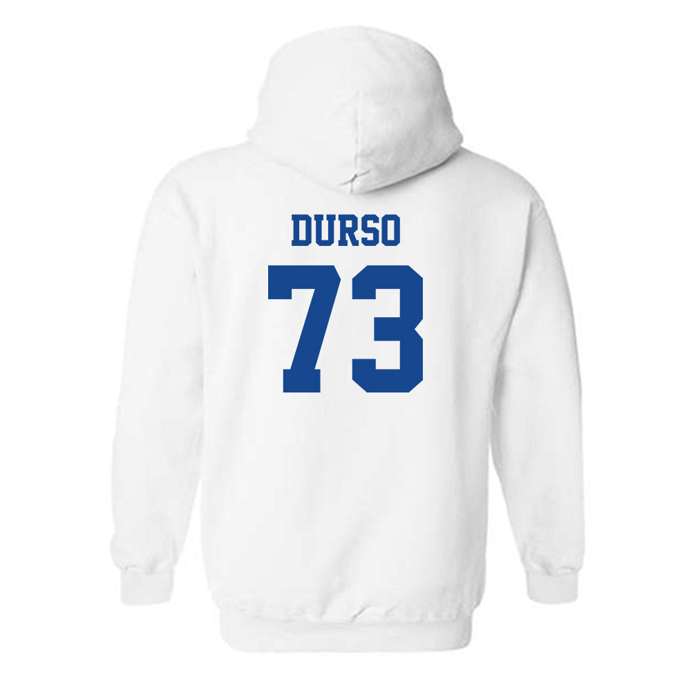 Hampton - NCAA Football : Emery DUrso - Classic Shersey Hooded Sweatshirt-1