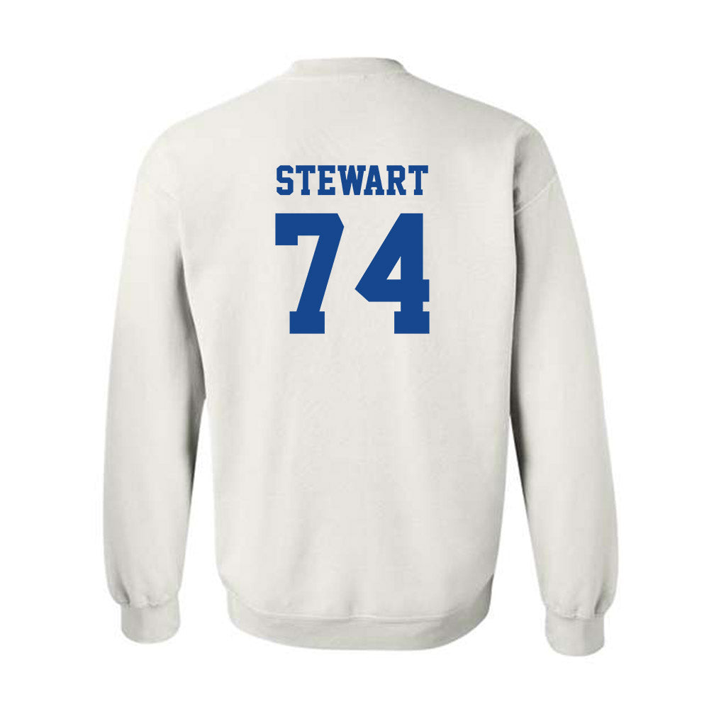 Hampton - NCAA Football : Damaurius Stewart - Classic Shersey Crewneck Sweatshirt-1
