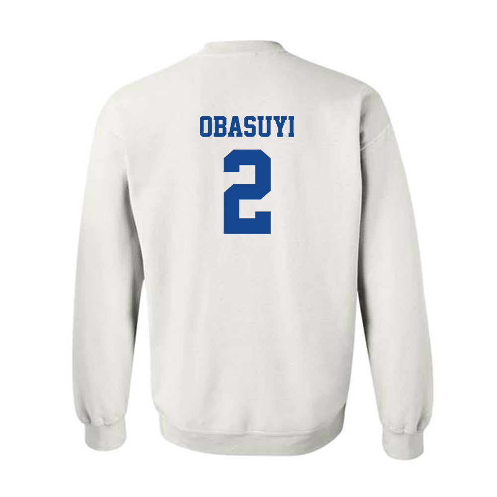 Hampton - NCAA Women's Basketball : Eghosa Obasuyi - Classic Shersey Crewneck Sweatshirt-1