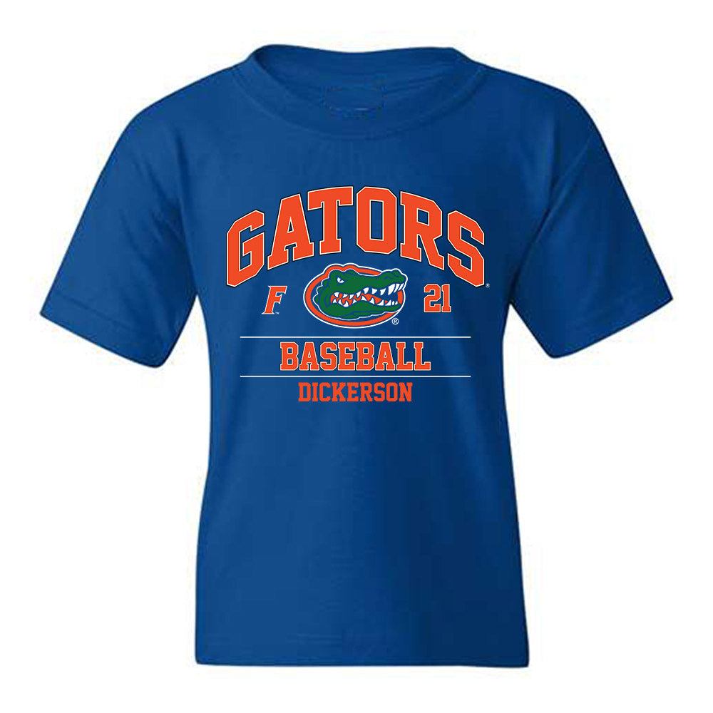 Florida - NCAA Baseball : Drew Dickerson - Classic Fashion Shersey Youth T-Shirt-0