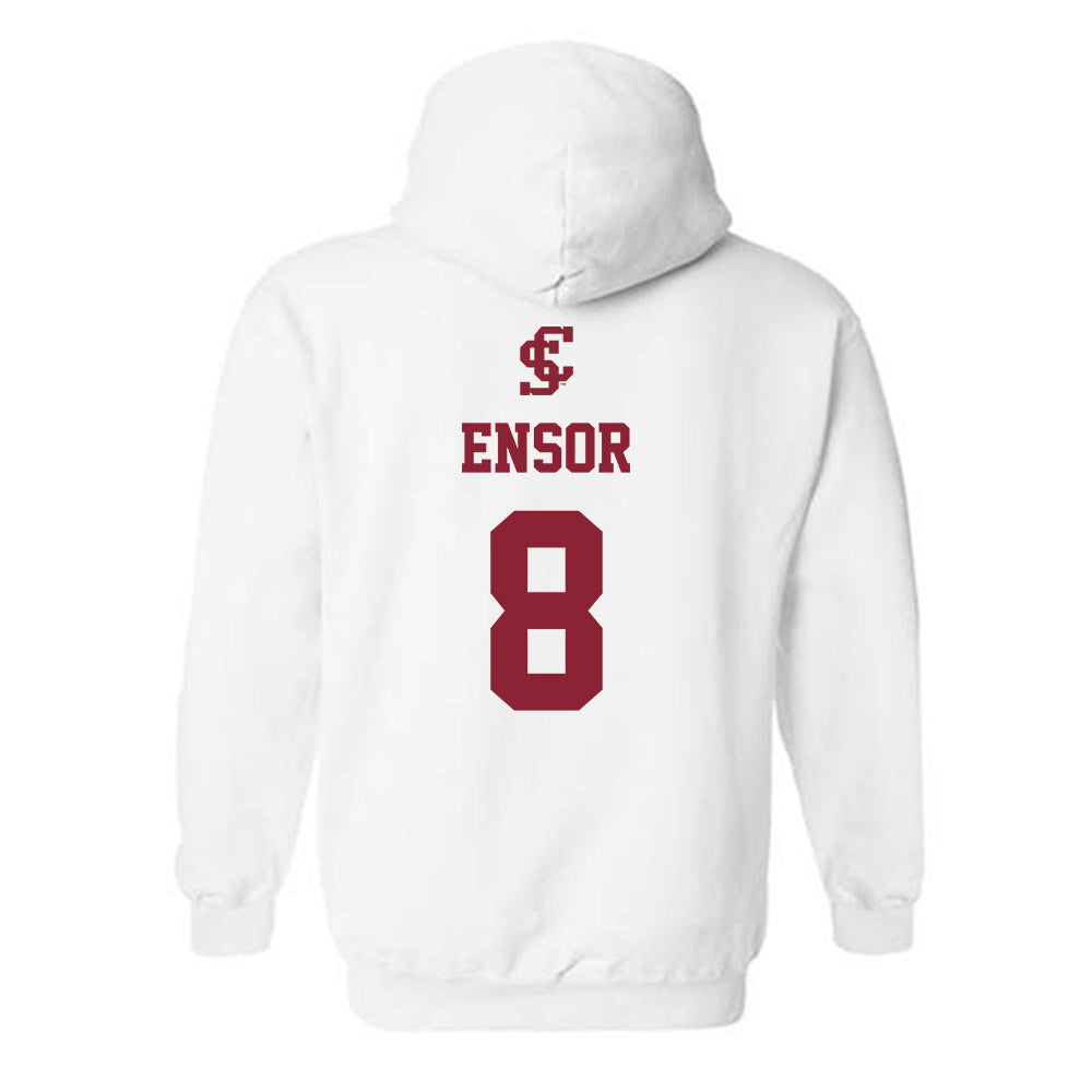 SCU - NCAA Men's Basketball : Alex Ensor - Hooded Sweatshirt-1