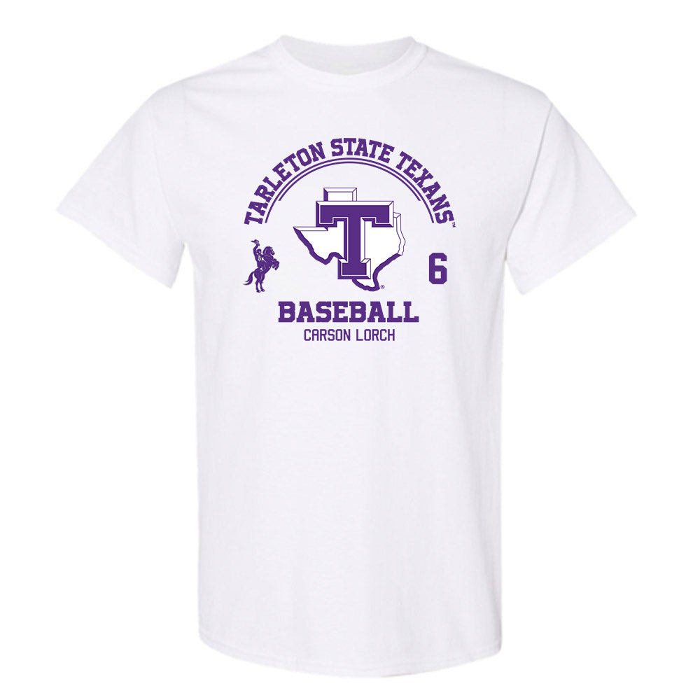Tarleton State - NCAA Baseball : Carson Lorch - Classic Fashion Shersey T-Shirt-0