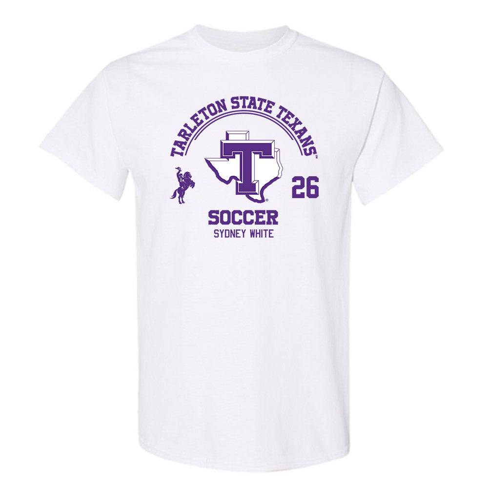 Tarleton State - NCAA Women's Soccer : Sydney White - Classic Fashion Shersey T-Shirt-0