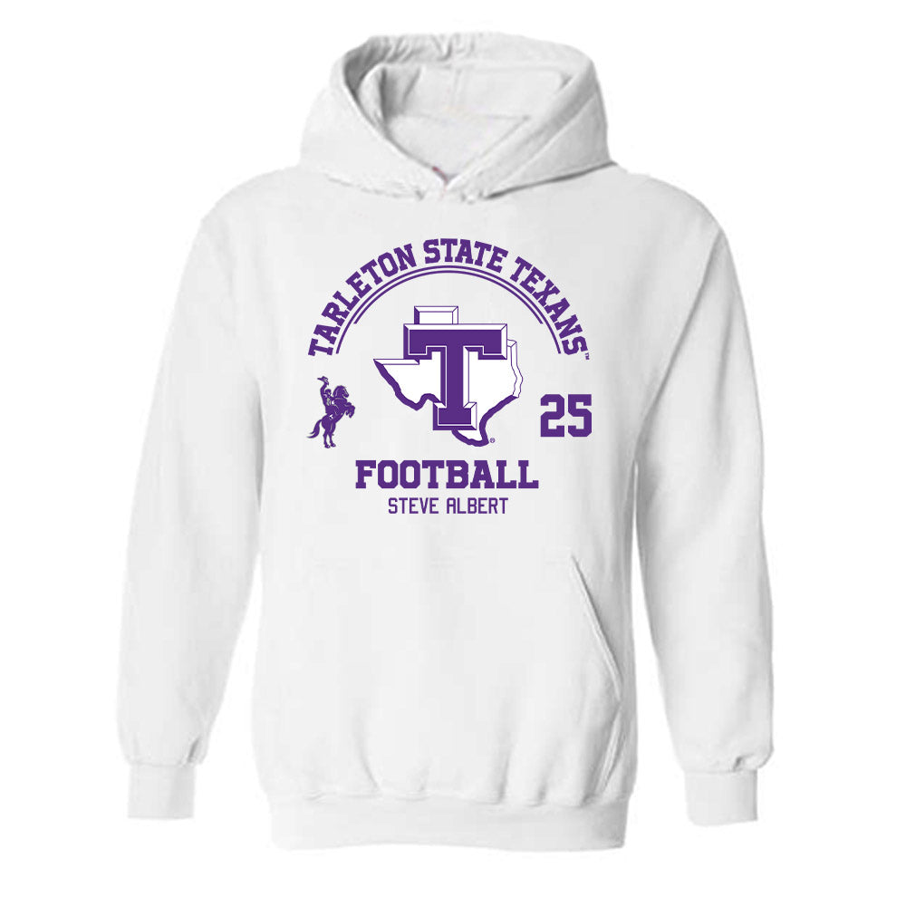 Tarleton State - NCAA Football : Steve Albert - Classic Fashion Shersey Hooded Sweatshirt
