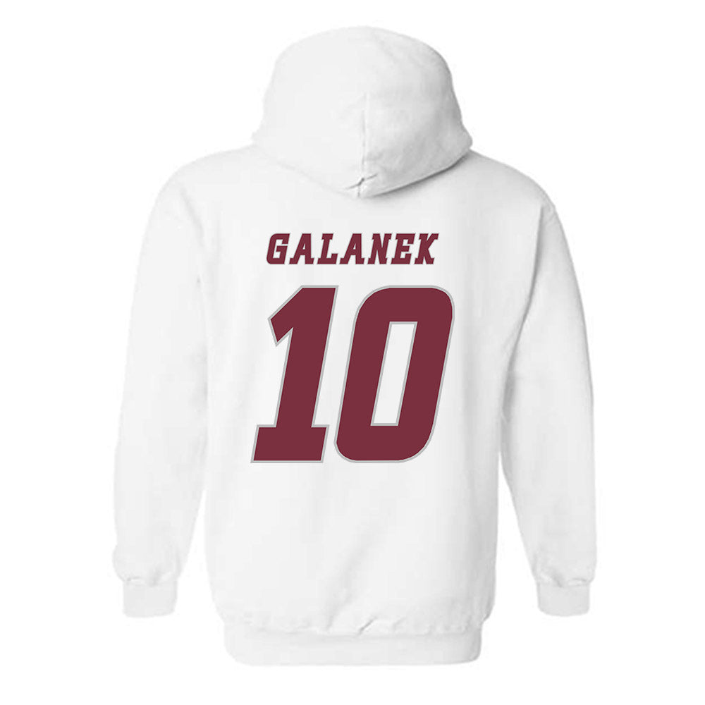 UMass - NCAA Men's Ice Hockey : Jack Galanek - Classic Shersey Hooded Sweatshirt-1