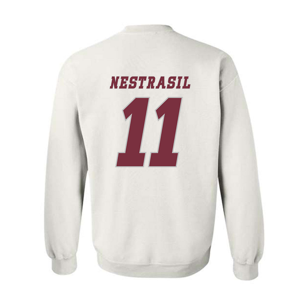 UMass - NCAA Men's Ice Hockey : Vaclav Nestrasil - Classic Shersey Crewneck Sweatshirt-1