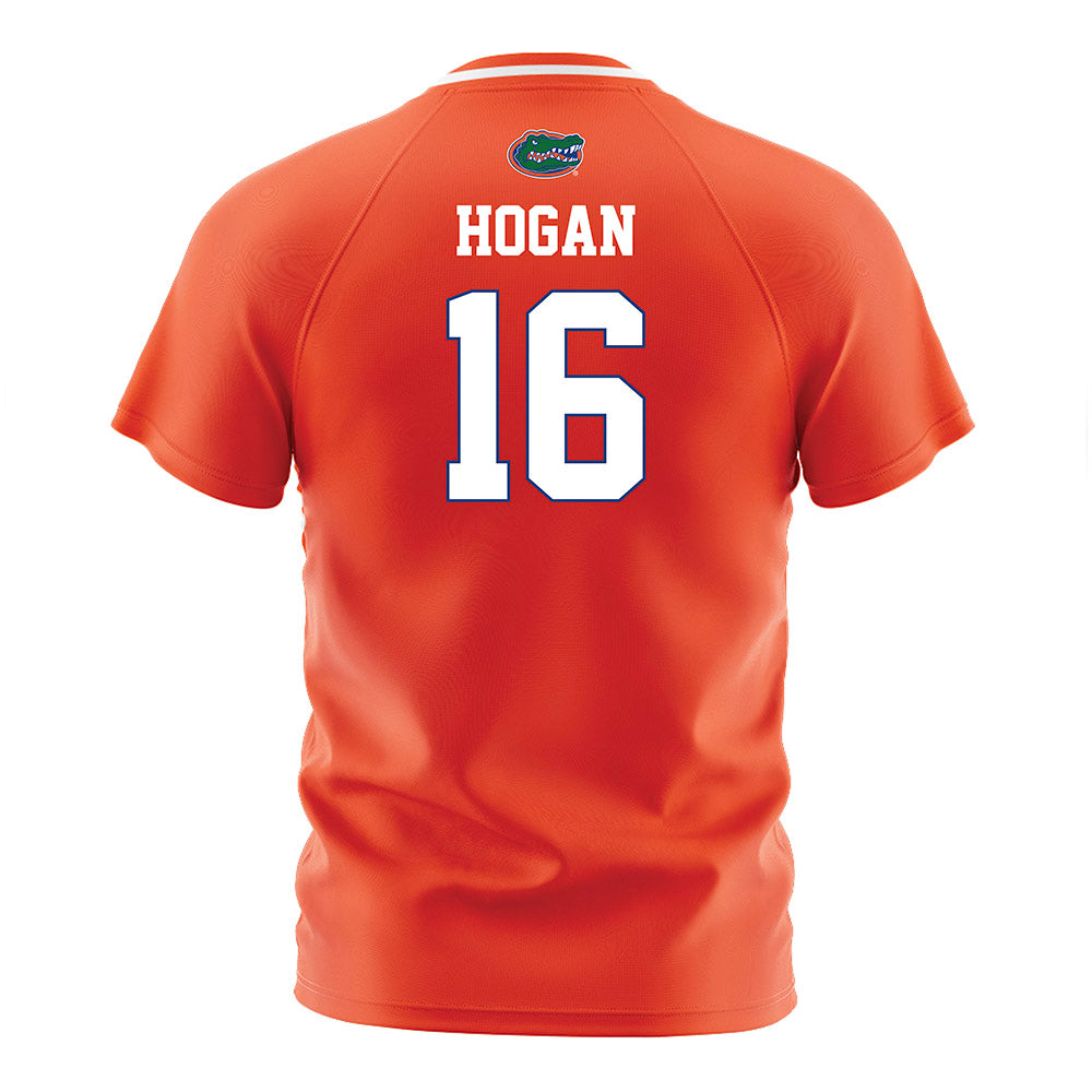 Florida - NCAA Women's Soccer : Courtney Hogan - Orange Soccer Jersey-1