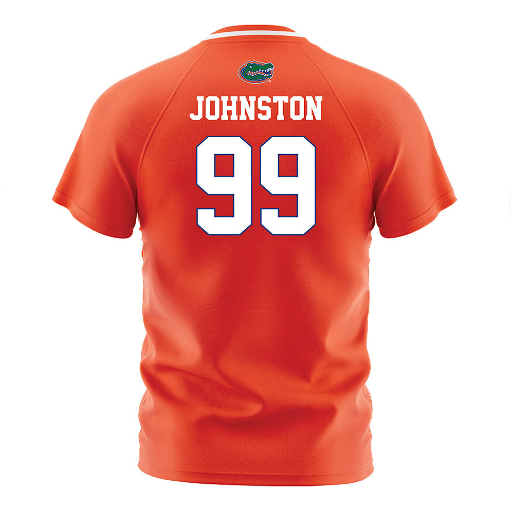 Florida - NCAA Women's Soccer : Katie Johnston - Orange Soccer Jersey-1