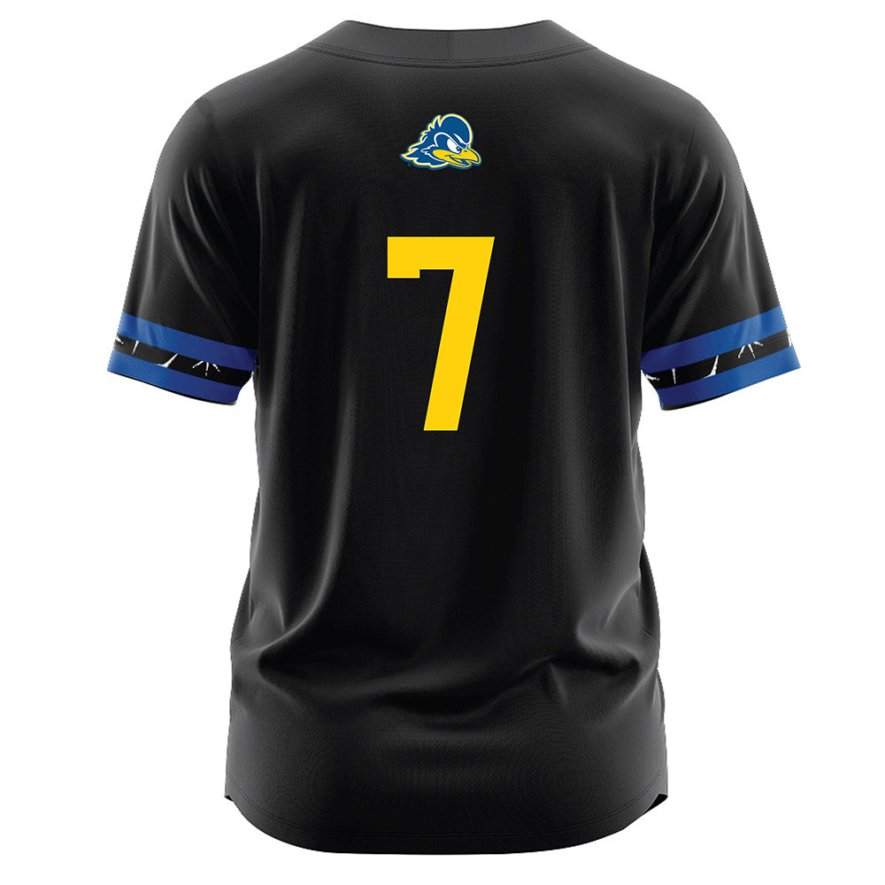 Delaware - NCAA Softball : Emma Denison - Black Jersey-1