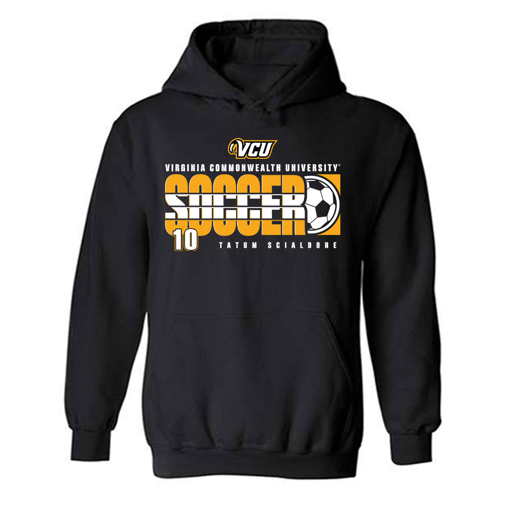 VCU - NCAA Women's Soccer : Tatum Scialdone - Classic Fashion Shersey Hooded Sweatshirt-0