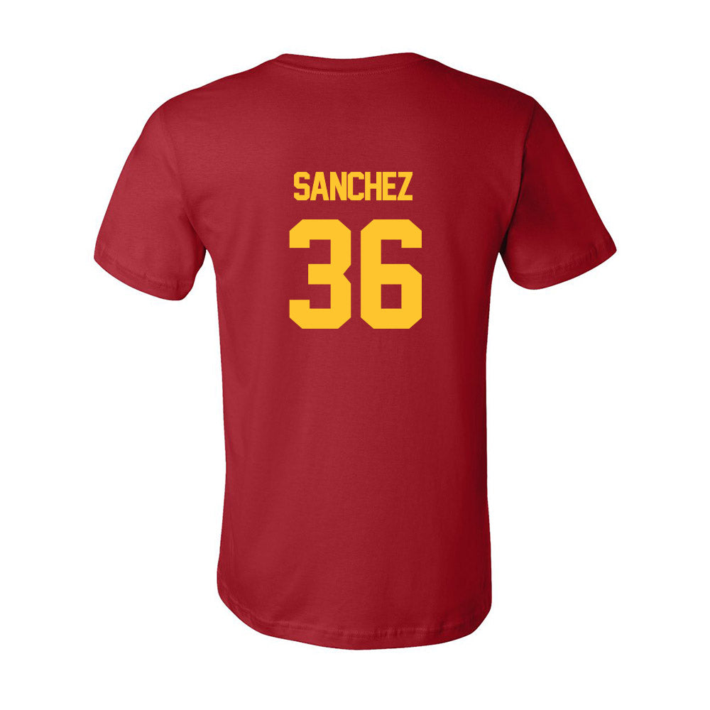 USC - NCAA Football : Rey Sanchez - Sports Shersey Jersey Tee-1