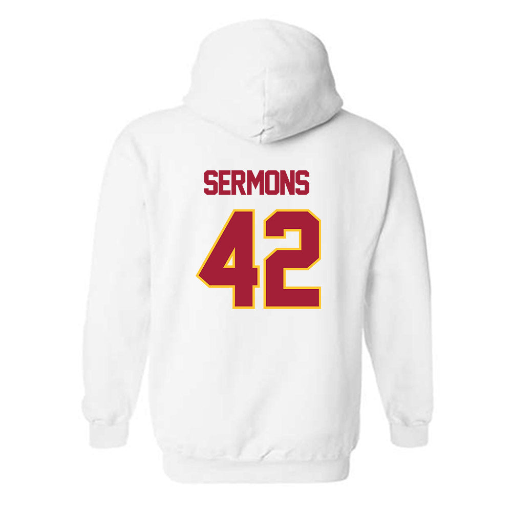 USC - NCAA Football : RJ Sermons - Sports Shersey Hooded Sweatshirt-1