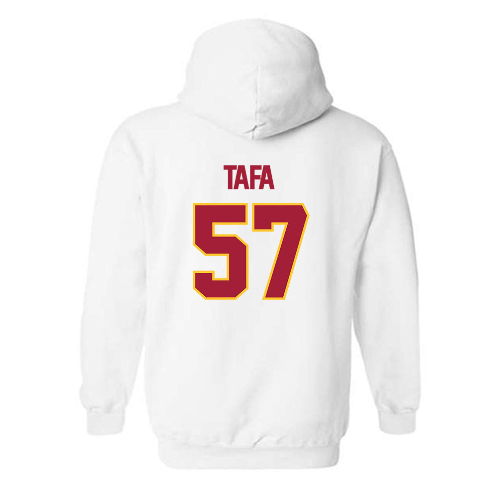 USC - NCAA Football : Esun Tafa - Sports Shersey Hooded Sweatshirt-1