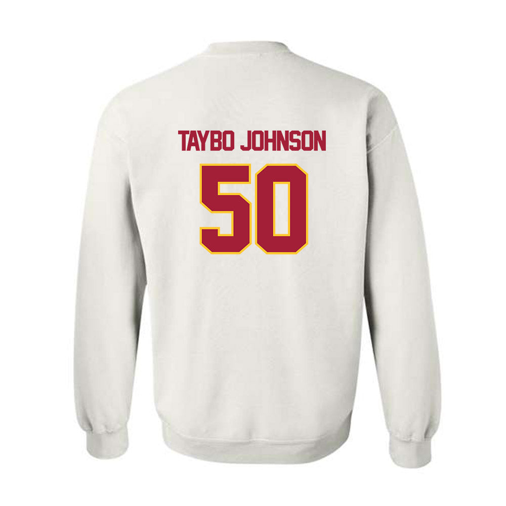USC - NCAA Football : Taylor "Taybo" Johnson - Sports Shersey Crewneck Sweatshirt-1