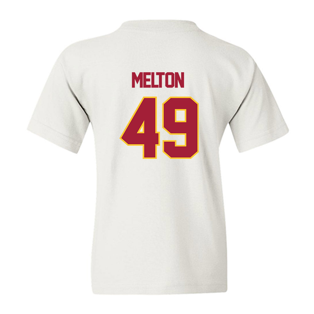 USC - NCAA Football : Fisher Melton - Sports Shersey Youth T-Shirt-1