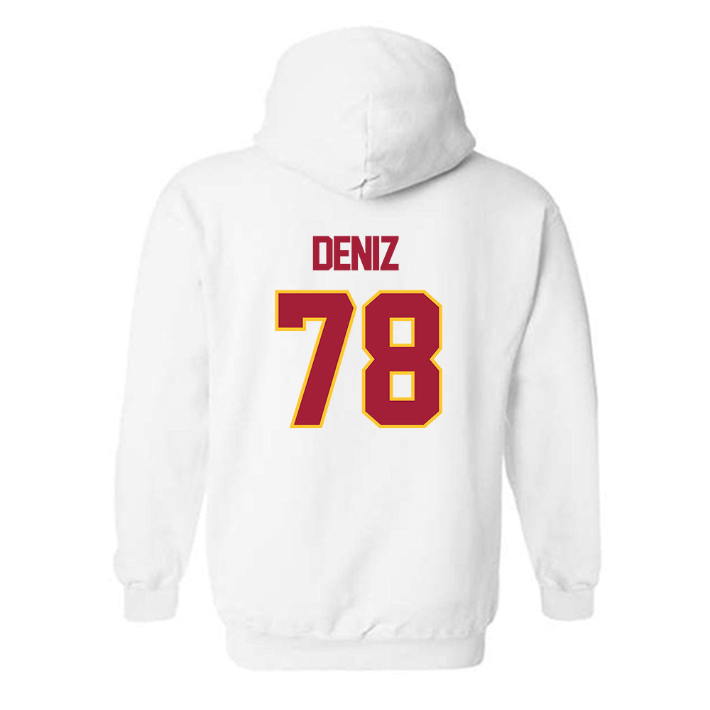 USC - NCAA Football : Chase Deniz - Sports Shersey Hooded Sweatshirt-1