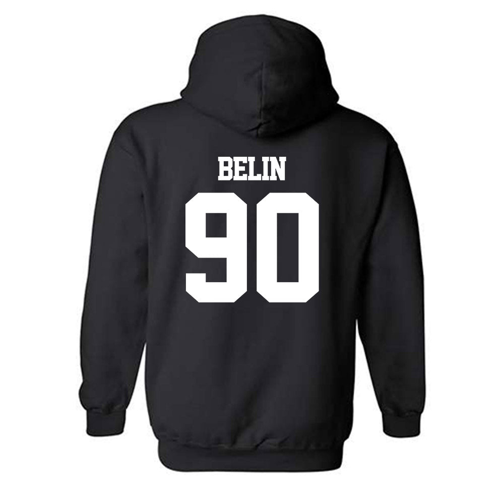 Georgia Tech - NCAA Football : Blake Belin - Classic Fashion Shersey Hooded Sweatshirt-1