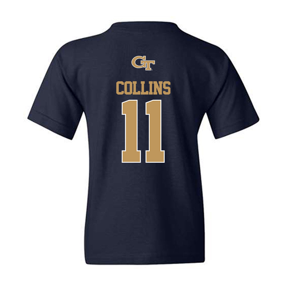Georgia Tech - NCAA Football : Darnell Collins - Classic Shersey Youth T-Shirt-1