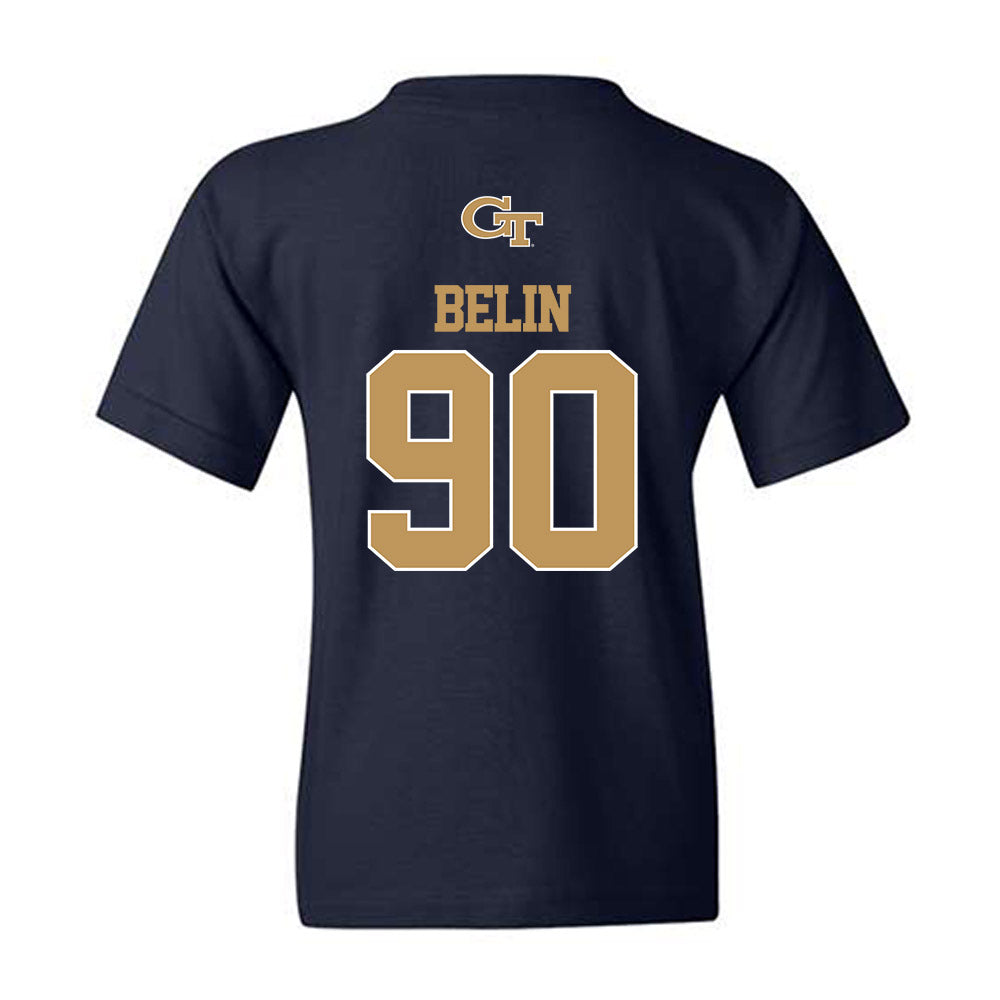 Georgia Tech - NCAA Football : Blake Belin - Classic Shersey Youth T-Shirt-1