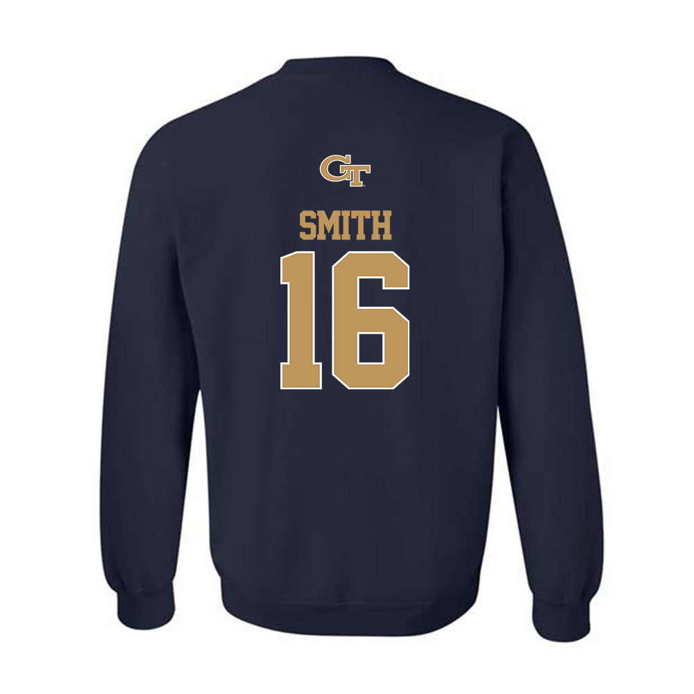 Georgia Tech - NCAA Softball : Charlotte Smith - Classic Shersey Crewneck Sweatshirt-1