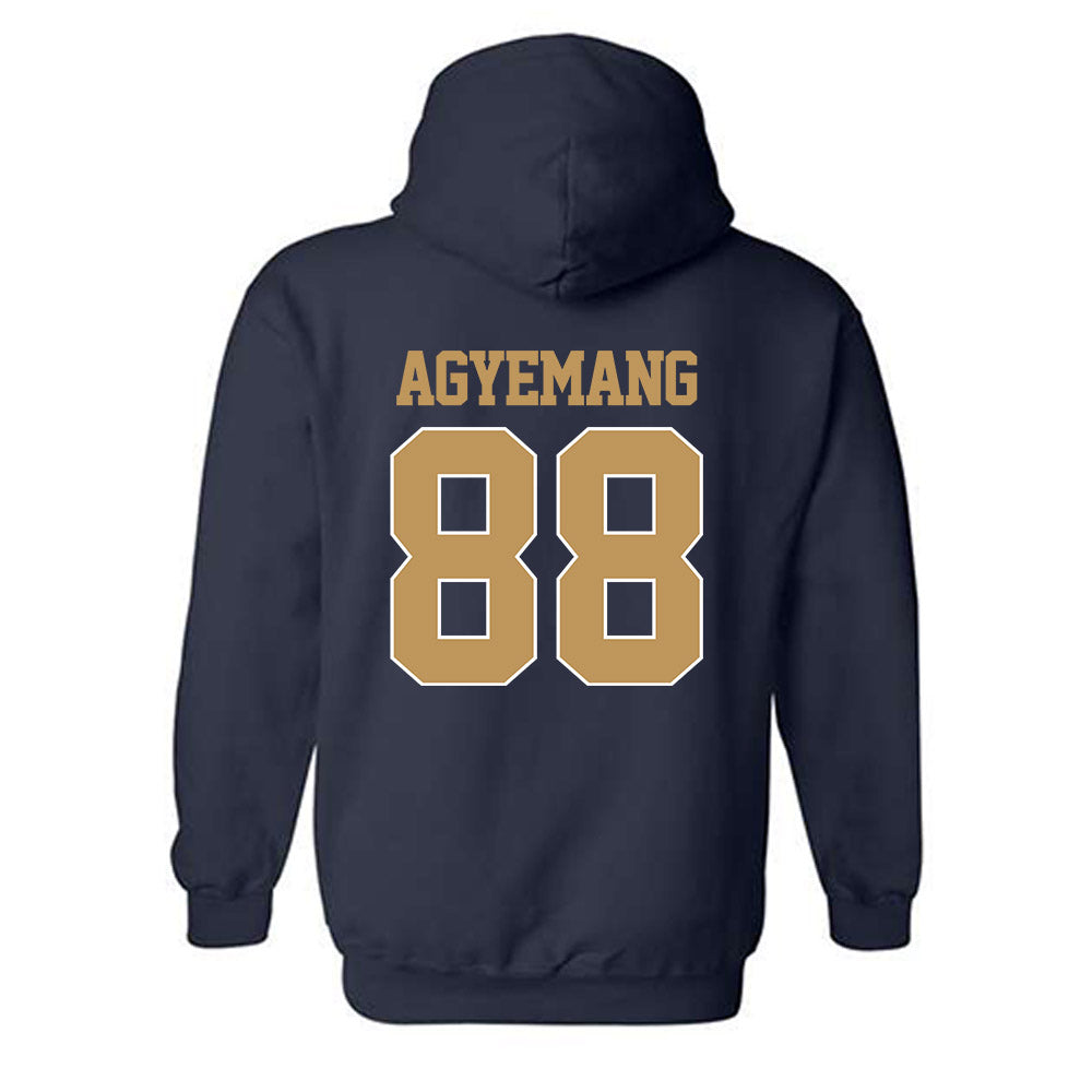 Georgia Tech - NCAA Football : Nathan Agyemang - Classic Shersey Hooded Sweatshirt-1