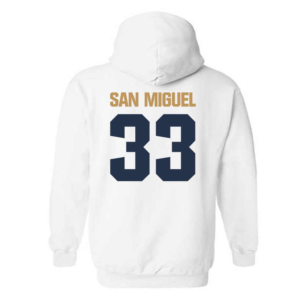 Georgia Tech - NCAA Men's Basketball : Marcos San Miguel - Classic Shersey Hooded Sweatshirt-1