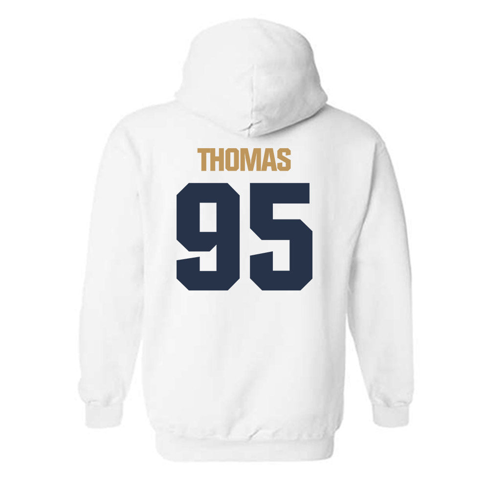 Georgia Tech - NCAA Football : Tawfiq Thomas - Classic Shersey Hooded Sweatshirt-1