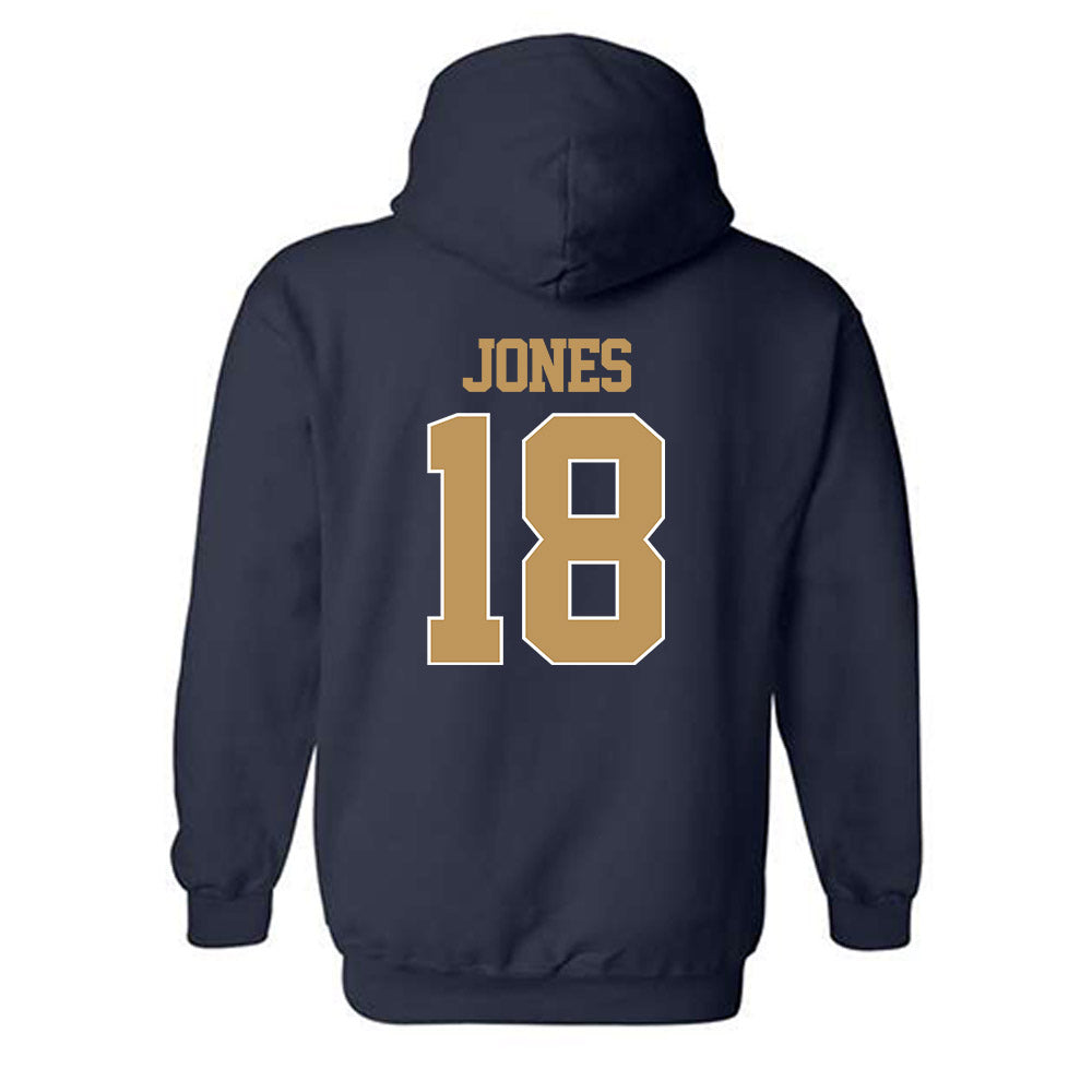 Georgia Tech - NCAA Football : Kealan Jones - Classic Shersey Hooded Sweatshirt-1