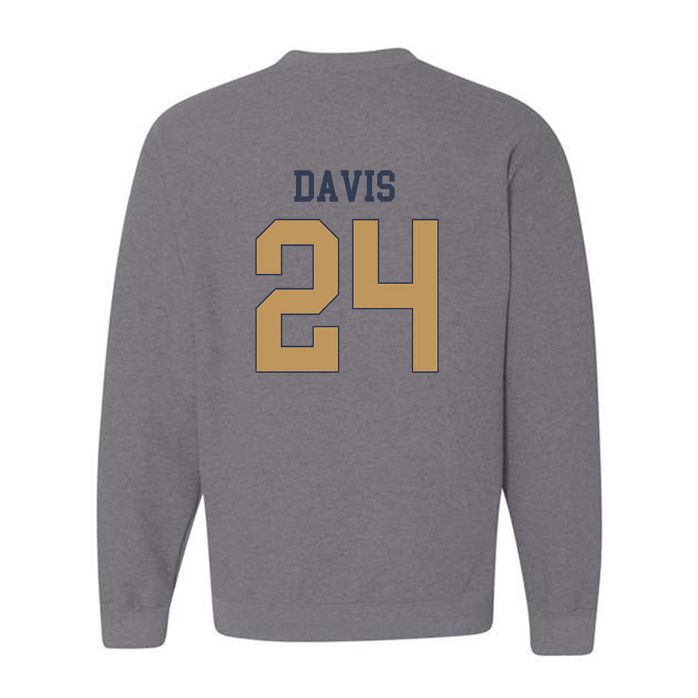 Georgia Tech - NCAA Football : Trenton Davis - Classic Fashion Shersey Crewneck Sweatshirt-1