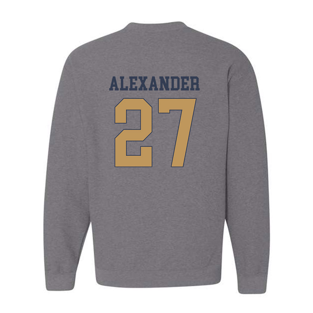Georgia Tech - NCAA Football : Chad Alexander - Classic Fashion Shersey Crewneck Sweatshirt-1