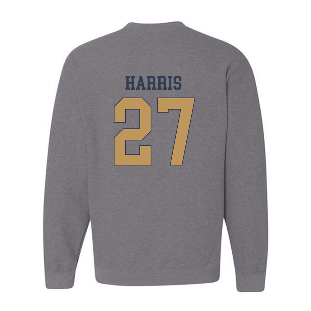 Georgia Tech - NCAA Football : Tae Harris - Classic Fashion Shersey Crewneck Sweatshirt-1