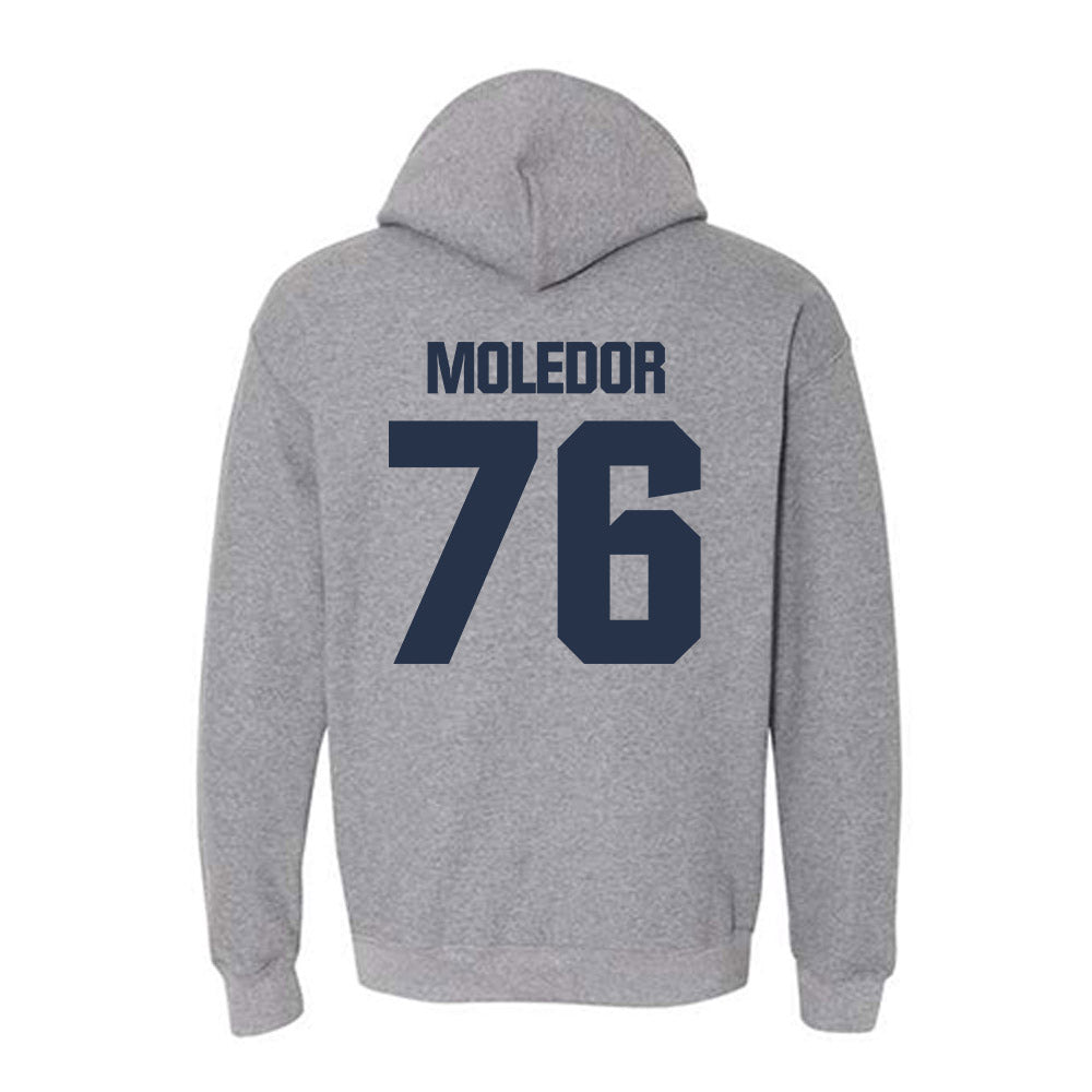 Georgia Tech - NCAA Football : Krew Moledor - Classic Shersey Hooded Sweatshirt-1