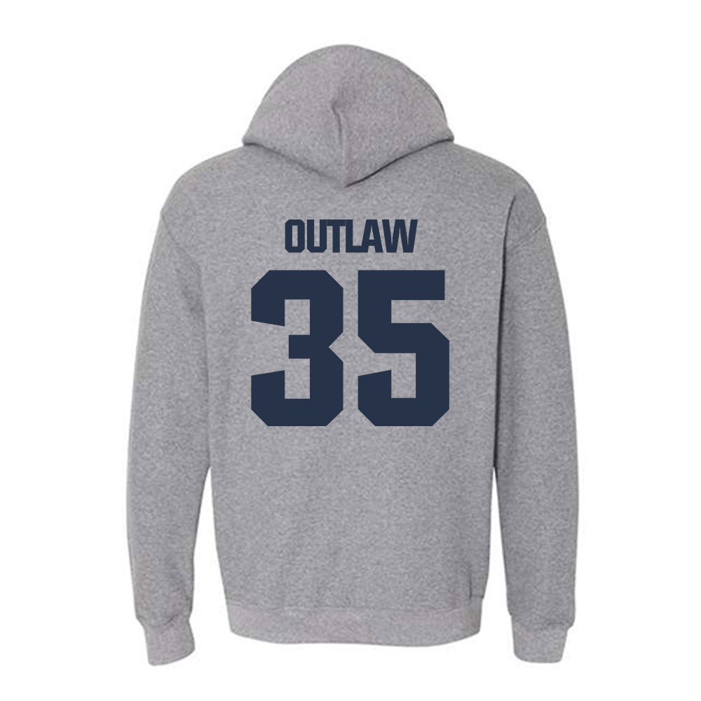 Georgia Tech - NCAA Football : Braylon Outlaw - Classic Shersey Hooded Sweatshirt-1