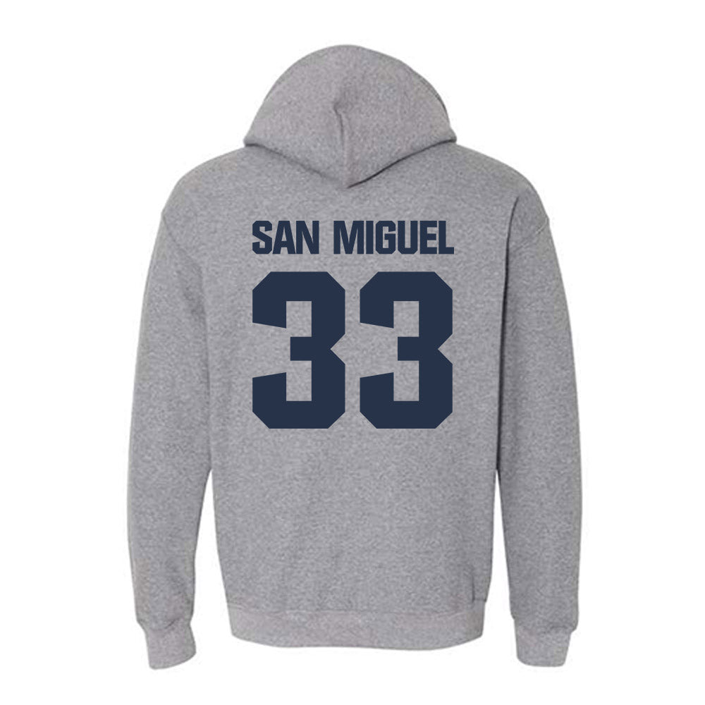 Georgia Tech - NCAA Men's Basketball : Marcos San Miguel - Classic Shersey Hooded Sweatshirt-1