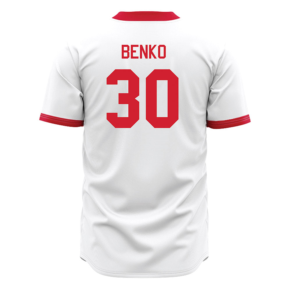 Miami of Ohio - Baseball Alumni : Troy Benko - White Jersey-1