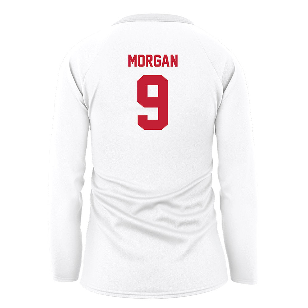 Miami of Ohio - NCAA Women's Volleyball : Rachel Morgan - White Volleyball Jersey-1