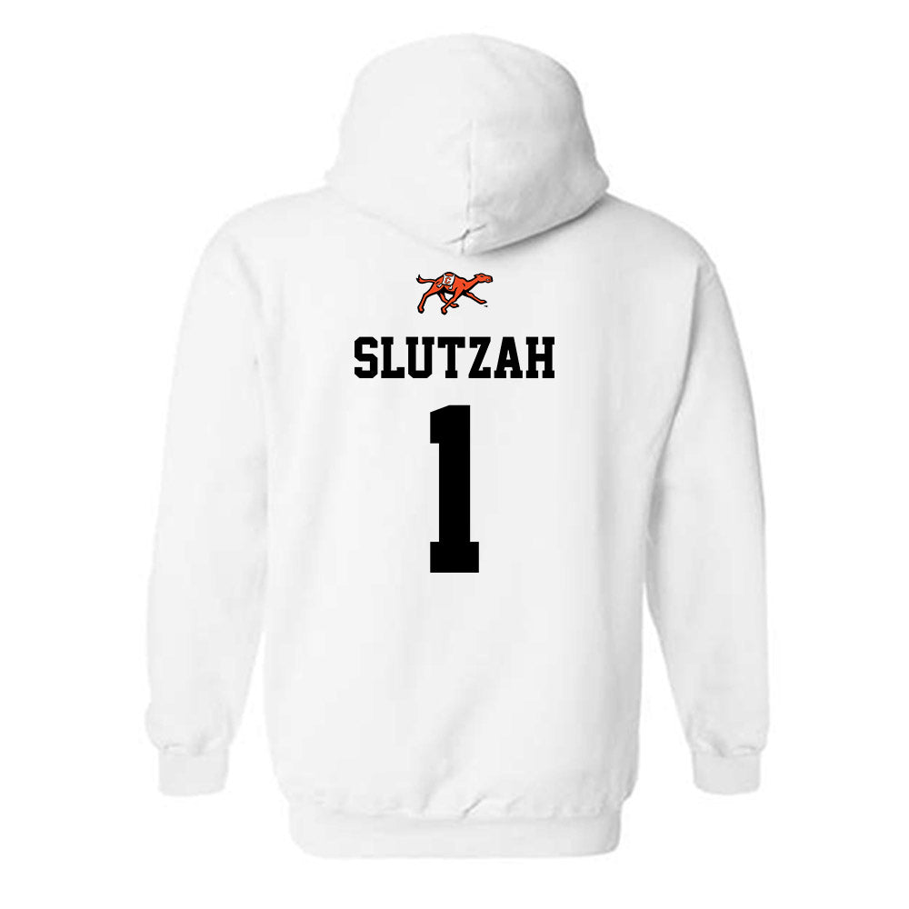 Campbell - NCAA Softball : Emma Slutzah - Sports Shersey Hooded Sweatshirt-1