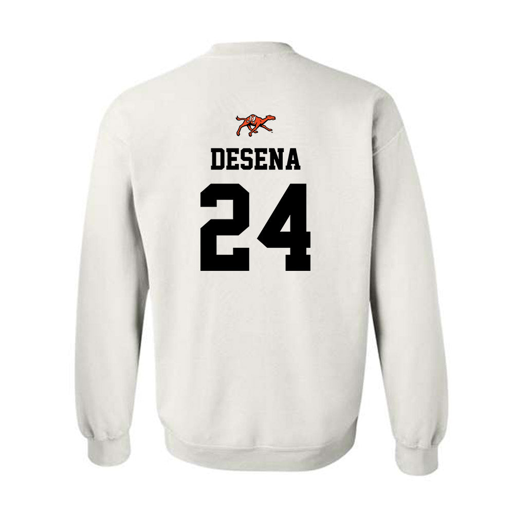 Campbell - NCAA Softball : Amber Desena - Sports Shersey Crewneck Sweatshirt-1