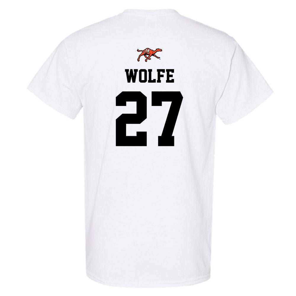 Campbell - NCAA Softball : Kasey Wolfe - Sports Shersey T-Shirt-1