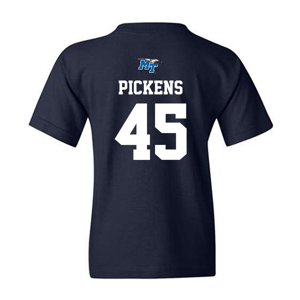 MTSU - NCAA Baseball : John Michael Pickens - Sports Shersey Youth T-Shirt-1
