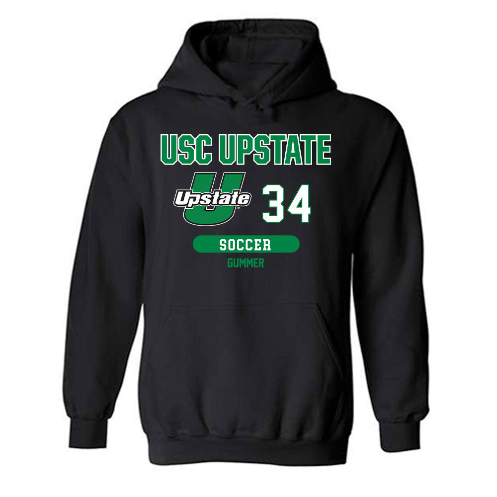 USC Upstate - NCAA Men's Soccer : Aiden Gummer - Classic Fashion Shersey Hooded Sweatshirt-0