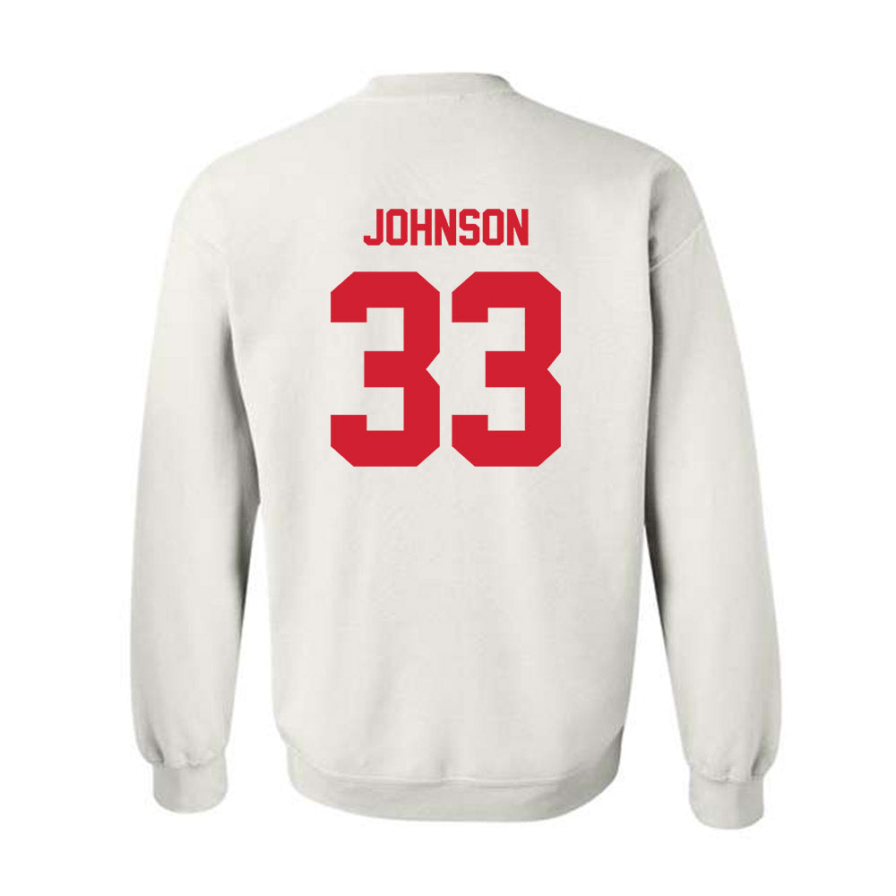Louisiana - NCAA Softball : Natalie Johnson - Sports Shersey Crewneck Sweatshirt-1