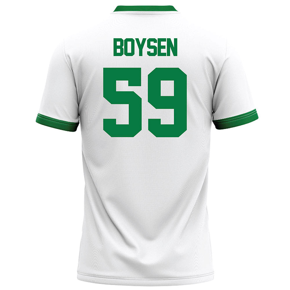 OKBU - NCAA Football : Robert Boysen - White Football Jersey-1