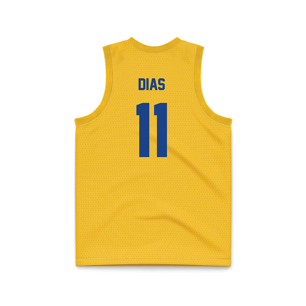 CSU Bakersfield - NCAA Women's Basketball : Maria Dias - Gold Basketball Jersey-1