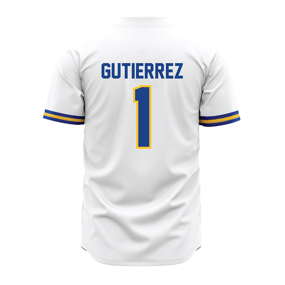 CSU Bakersfield - NCAA Baseball : Jacob Gutierrez - White Jersey