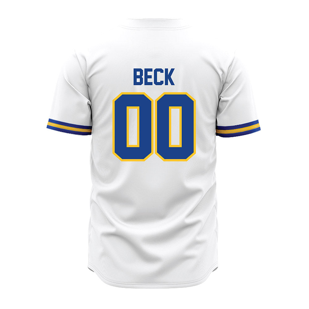 CSU Bakersfield - NCAA Baseball : Hunter Beck - White Jersey-1