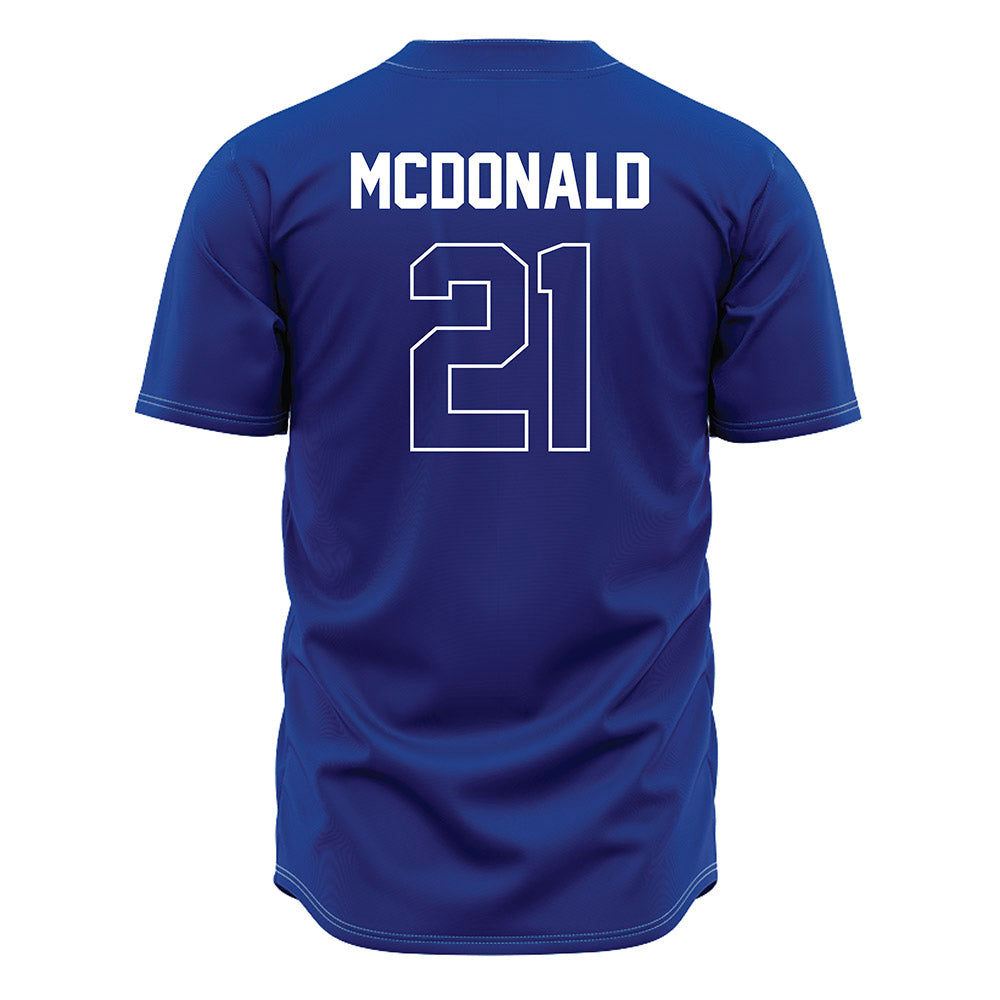 Florida - NCAA Baseball : Caden McDonald - Blue Jersey