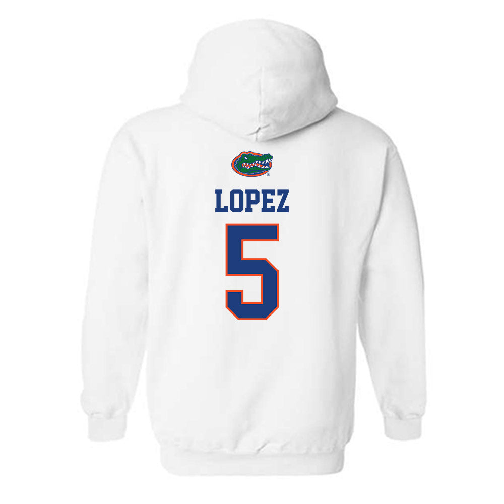 Florida - NCAA Women's Tennis : Qavia Lopez - Hooded Sweatshirt